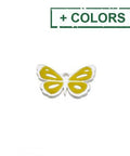 Silver 925 13x10mm Butterfly Pendant with Enamel Color Silver 925 13x10mm Butterfly Pendant with Enamel Color