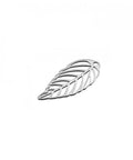 Rhodium plated Silver 925 15mm Laser cut leaf charms 15mm. Hole 0.9mm Silver 925 15mm Laser cut leaf charms 15mm. Hole 0.9mm