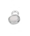 SILVER 925 (925-P121-S) SILVER 925 4MM SET PINK QUARTZ BRIOLETTES 1 RING SILVER 925 4MM SET PINK QUARTZ BRIOLETTES 1 RING