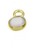 SILVER 925 / 3  MICRON GOLD PLATED (925-P121-3GP) SILVER 925 4MM SET PINK QUARTZ BRIOLETTES 1 RING SILVER 925 4MM SET PINK QUARTZ BRIOLETTES 1 RING