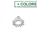 Silver 925 6.9x9mm Hollow Sun Pendants Silver 925 6.9x9mm Hollow Sun Pendants