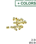 (SILVT-7995-X) Silver 925 Tube Crimp Beads 2.5mm with Hole 0.9mm SILVER (1.5 GMS) (SILVT-7995-X) Silver 925 Tube Crimp Beads 2.5mm with Hole 0.9mm SILVER (1.5 GMS)