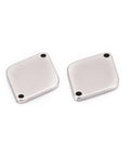 Smooth Surface Stainless Steel Rhombus Stamping Blank Tag Links connectors, 14x11mm Smooth Surface Stainless Steel Rhombus Stamping Blank Tag Links connectors, 14x11mm