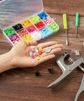 Snap Buttons & Fastener Plier Tool Kit – Complete Set for DIY Sewing, Craft, Baby Clothes & Repairs Snap Buttons and Fastener Plier Tool Kits