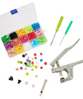 Snap Buttons & Fastener Plier Tool Kit – Complete Set for DIY Sewing, Craft, Baby Clothes & Repairs Snap Buttons and Fastener Plier Tool Kits