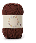 SADDLE BROWN Soft Crocheting Yarn – Thick Knitting Yarn for Scarves & Bags Soft Crocheting Yarn – Thick Knitting Yarn for Scarves & Bags