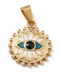 (SP8887-12G) 304 Stainless Steel Enamel Pendants, 21x17.5x3mm  (1 PC) (SP8887-12G) 304 Stainless Steel Enamel Pendants, 21x17.5x3mm  (1 PC)