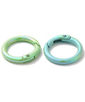 Spray Painted Alloy Spring Gate Rings, Mixed Colors, 25mm Spray Painted Alloy Spring Gate Rings, Mixed Colors, 25mm