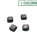 Square Glass Hand Painted Style Beads Square Glass Hand Painted Style Beads