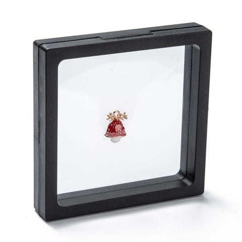 Square Transparent PE Thin Film Suspension Jewelry Display Stands Square Transparent PE Thin Film Suspension Jewelry Display Stands