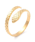 (SR8836-G) Ion Plating(IP) 304 Stainless Steel Snake Ring Golden 17.3mm (1 PC) (SR8836-G) Ion Plating(IP) 304 Stainless Steel Snake Ring Golden 17.3mm (1 PC)