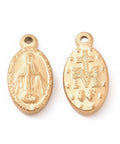 (SR8898-G) Ion Plating(IP) 304 Stainless Steel Charms, Oval, Golden, 12.5x6.5x1.5mm (4 PCS) (SR8898-G) Ion Plating(IP) 304 Stainless Steel Charms, Oval, Golden, 12.5x6.5x1.5mm (4 PCS)