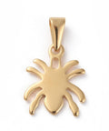 (SS8814-G) 304 Stainless Steel Pendants, Spider, Golden 16x19.5mm (2 PCS) (SS8814-G) 304 Stainless Steel Pendants, Spider, Golden 16x19.5mm (2 PCS)