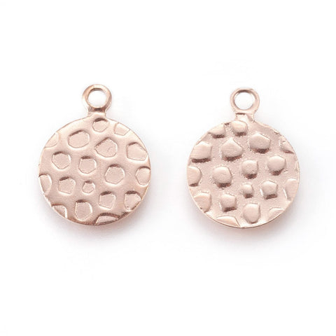 (SS8853-RG) Ion Plating(IP) 304 Stainless Steel Charms, Bumpy, Rose Gold 12x15.5mm (5 PCS) (SS8853-RG) Ion Plating(IP) 304 Stainless Steel Charms, Bumpy, Rose Gold 12x15.5mm (5 PCS)