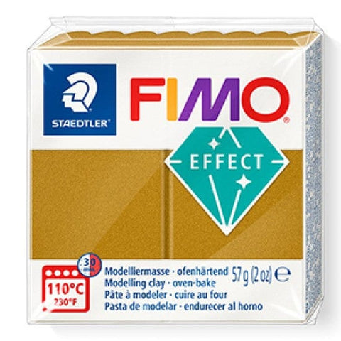 METALLIC GOLD Staedtler FIMO 'Effect' Polymer Clay | Creative Finishes for Crafts Staedtler FIMO 'Effect' Polymer Clay | Creative Finishes for Crafts