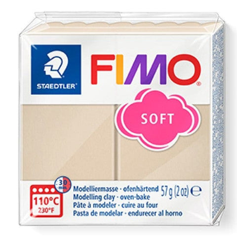 SAHARA Staedtler FIMO Soft 57g – Oven-Bake Polymer Clay for Crafting & Sculpting Staedtler FIMO Soft 57g – Oven-Bake Polymer Clay for Crafting & Sculpting - Cyprus