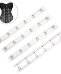 Stainless Steel Corset Busk – 6 Hook & Eye Closure | Corset, Bustier & Waist Trainer Sewing Supplies Stainless Steel Corset Busk – 6 Hook & Eye Closure | Corset, Bustier & Waist Trainer Sewing Supplies