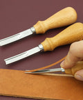 Stainless Steel Edge Beveler Skiving, for Leather Crafts Stainless Steel Edge Beveler Skiving, for Leather Crafts