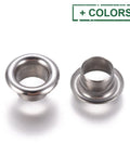 Stainless Steel Eyelet Core for Large-Hole Beads – 9 × 4mm Stainless Steel Large-Hole Bead Eyelet 9mm | BalzarCrafts