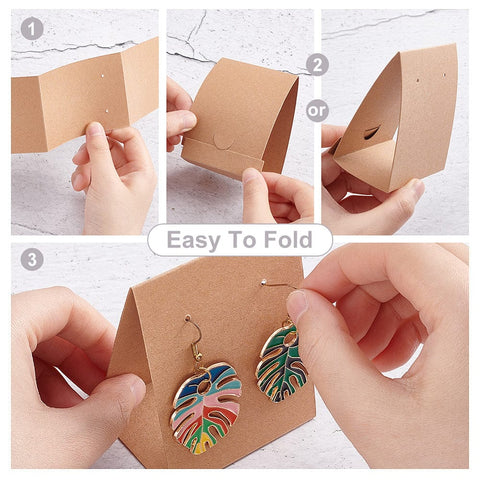Standing Display Cards for Earrings Standing Display Cards for Earrings