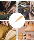 Steel Bead Awls with Wood Handle – Sewing & Craft Tool – 12.4x2cm – Ideal for Leatherwork, Moccasins, and Beading Steel Bead Awls with Wood Handle – Sewing & Craft Tool – 12.4x2cm – Ideal for Leatherwork, Moccasins, and Beading