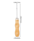 Steel Bead Awls with Wood Handle – Sewing & Craft Tool – 12.4x2cm – Ideal for Leatherwork, Moccasins, and Beading Steel Bead Awls with Wood Handle – Sewing & Craft Tool – 12.4x2cm – Ideal for Leatherwork, Moccasins, and Beading
