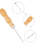 Steel Bead Awls with Wood Handle – Sewing & Craft Tool – 12.4x2cm – Ideal for Leatherwork, Moccasins, and Beading Steel Bead Awls with Wood Handle – Sewing & Craft Tool – 12.4x2cm – Ideal for Leatherwork, Moccasins, and Beading