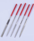 Steel Diamond Files, Graining Burnishing Tools, Size: about 0.3~0.6cm wide, 14.2~14.5cm long Steel Diamond Files, Graining Burnishing Tools, Size: about 0.3~0.6cm wide, 14.2~14.5cm long