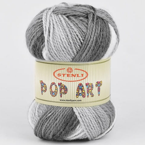 1001 Stenli Pop Art Yarn – Colourful Yarn for Knitting & Crochet, Worsted/Medium Weight Yarn Pop Art Yarn for Knitting & Crochet | BalzarCrafts Cyprus