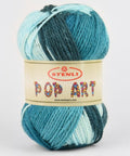 1036 Stenli Pop Art Yarn – Colourful Yarn for Knitting & Crochet, Worsted/Medium Weight Yarn Pop Art Yarn for Knitting & Crochet | BalzarCrafts Cyprus
