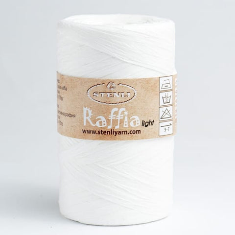 001 Stenli Raffia Light – Paper Yarn for Crochet, Knitting & Weaving Stenli Raffia Light – Paper Yarn for Crochet, Knitting & Weaving