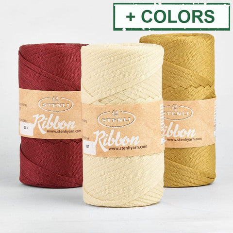 Stenli Ribbon Yarn — Flat Yarn for Crochet & Knitting Projects Buy Stenli Ribbon Yarn – Soft, Durable, and Perfect for Crochet & Knitting