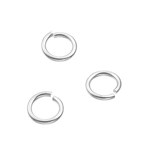 SILVER 925 Sterling Silver 925 – 7mm open Jump Rings 1mm Wire Sterling Silver 925 – 7mm open Jump Rings 1mm Wire
