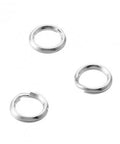 Sterling Silver 925 7mm Split Rings, Wire 1mm Sterling Silver 925 7mm Split Rings, Wire 1mm