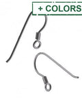 Sterling Silver Spiral Earring Hooks Sterling Silver Spiral Earring Hooks