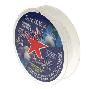 Stretch Magic Elastic Cord, Clear Stretch Magic Elastic Cord, Clear