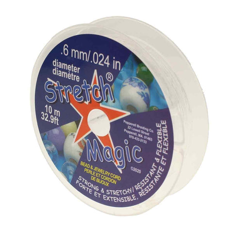 Stretch Magic Elastic Cord, Clear Stretch Magic Elastic Cord, Clear