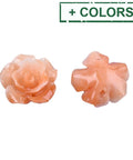 Synthetic Coral Beads, Dyed, Flower, Rosy Brown 12x7mm Synthetic Coral Beads, Dyed, Flower, Rosy Brown 12x7mm