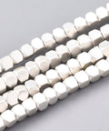 SILVER Synthetic Hematite Bead Strands, Cube, 2mm Synthetic Hematite Bead Strands, Cube, 2mm