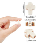 Synthetic Turquoise Beads, Religion Cross, Dyed, Antique White 10x8mm Synthetic Turquoise Beads, Religion Cross, Dyed, Antique White 10x8mm