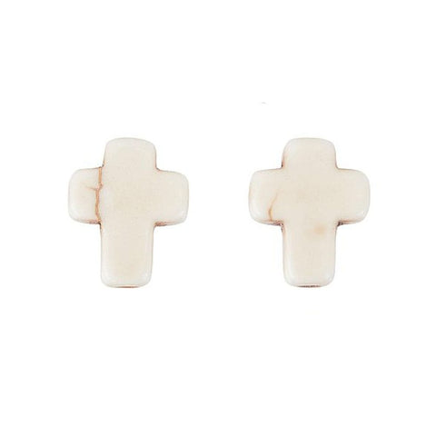 Synthetic Turquoise Beads, Religion Cross, Dyed, Antique White 10x8mm Synthetic Turquoise Beads, Religion Cross, Dyed, Antique White 10x8mm
