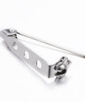 Tarnish Resistant 304 Stainless Steel Brooch Findings 26.5mm long Tarnish Resistant 304 Stainless Steel Brooch Findings 26.5mm long