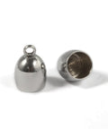 Tarnish Resistant 304 Stainless Steel Cord Ends, End Caps, 14x10mm, Hole: 8mm Tarnish Resistant 304 Stainless Steel Cord Ends, End Caps, 14x10mm, Hole: 8mm