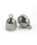 Tarnish Resistant 304 Stainless Steel Cord Ends, End Caps, 14x10mm, Hole: 8mm Tarnish Resistant 304 Stainless Steel Cord Ends, End Caps, 14x10mm, Hole: 8mm