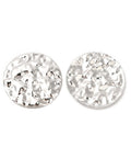 STAINLESS STEEL Tarnish-Resistant 304 Stainless Steel Hammered Round Pendant – 29.5mm Tarnish-Resistant 304 Stainless Steel Hammered Round Pendant – 29.5mm