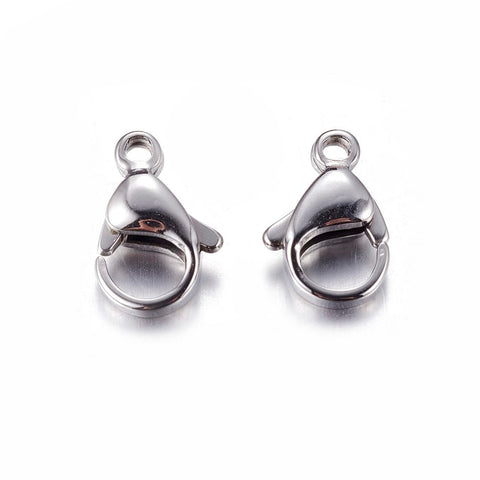 Tarnish-Resistant 304 Stainless Steel Lobster Claw Clasp Tarnish-Resistant 304 Stainless Steel Lobster Claw Clasp