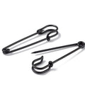 BLACK Tarnish Resistant 304 Stainless Steel Safety Pins Tarnish Resistant 304 Stainless Steel Safety Pins