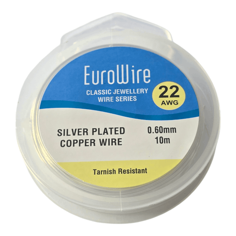 0.6mm / 10 meters Tarnish resistant Silver Plated Copper Wire for Jewellery & Crafts Tarnish resistant Silver Plated Copper Wire for Jewellery & Crafts