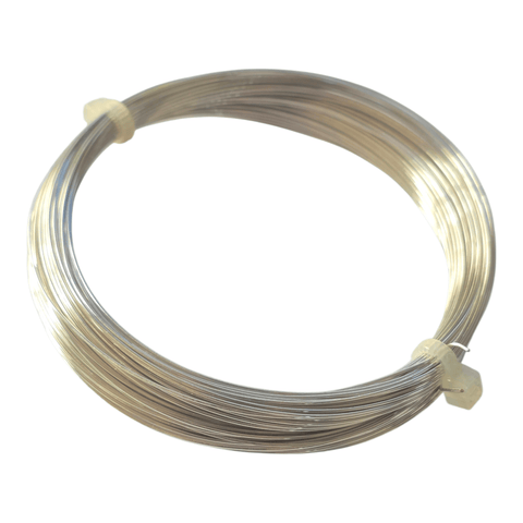 0.50mm / 15 meters Tarnish resistant Silver Plated Copper Wire for Jewellery & Crafts Tarnish resistant Silver Plated Copper Wire for Jewellery & Crafts