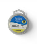 0.2mm / 100 meters Tarnish resistant Silver Plated Copper Wire for Jewellery & Crafts Tarnish resistant Silver Plated Copper Wire for Jewellery & Crafts